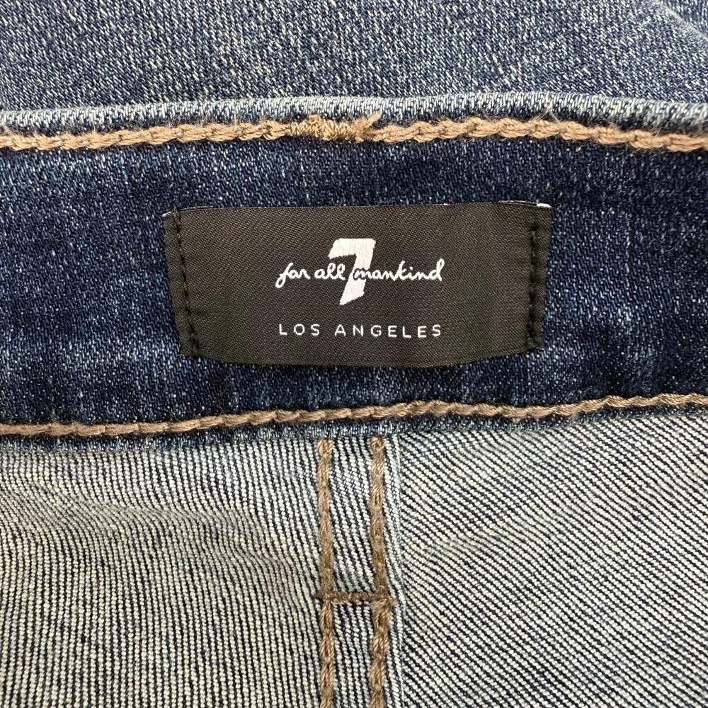 7 For All Mankind Jeans Women's 29 (8) Blue Austyn Relaxed Straight Leg NWT - Picture 7 of 15